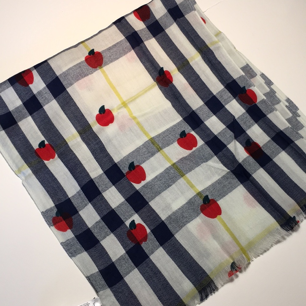 Talbots Multi-Check Scarf NWT - Picture 10 of 14